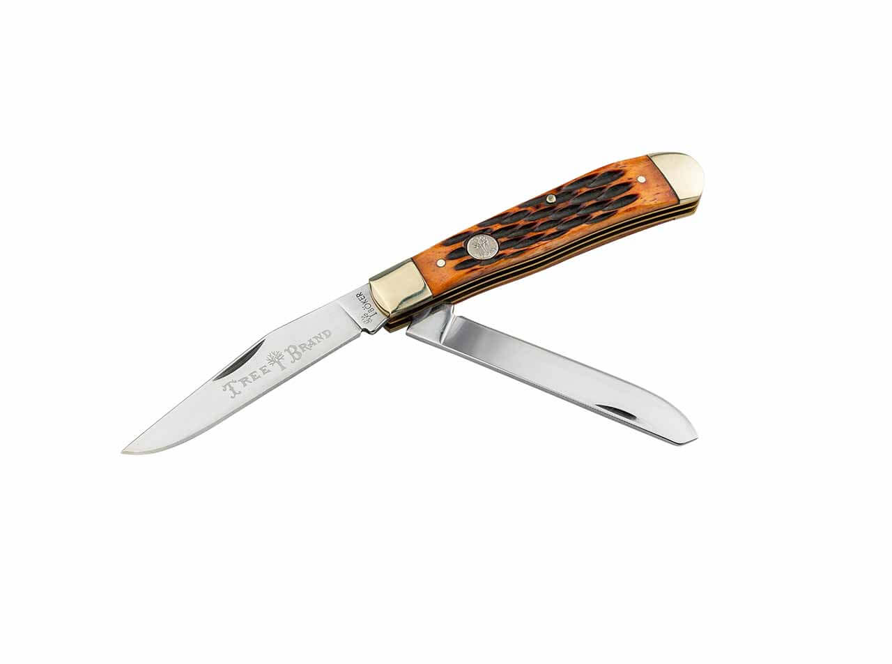 BOKER Manufaktur Traditional Series 2.0 Trapper Jigged Brown Bone 110812