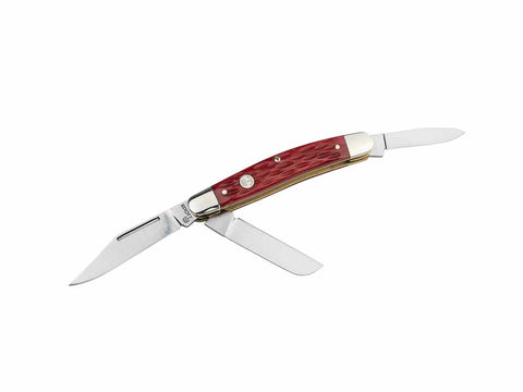 BOKER Traditional Series 2.0 Medium Stockman Jigged Red Bone 110855