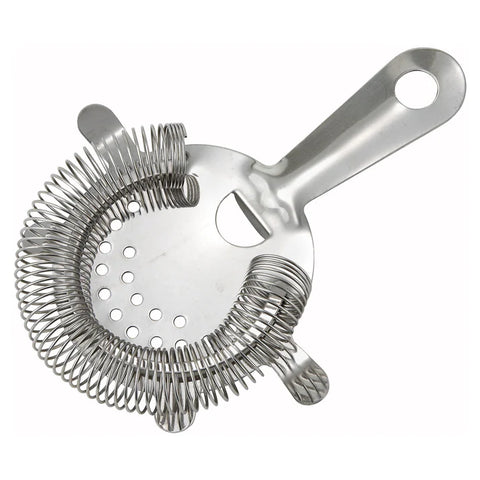 WINCO Bar Strainer, 4 Prongs, Stainless Steel BST-4P
