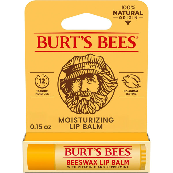 BURT'S BEES Beeswax Lip Balm Original 0.15oz BURT-0015