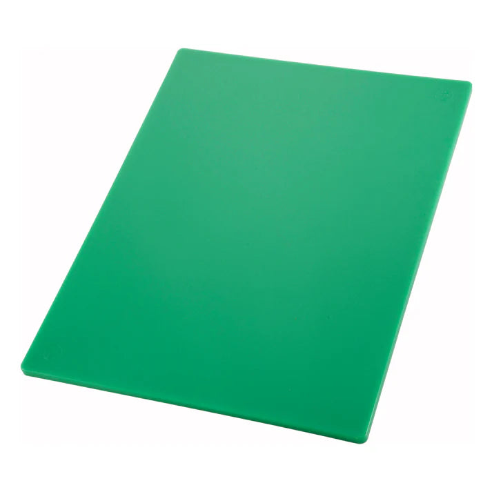 WINCO HACCP Color-Coded Cutting Board - 15 x 20, Green CBGR-1520