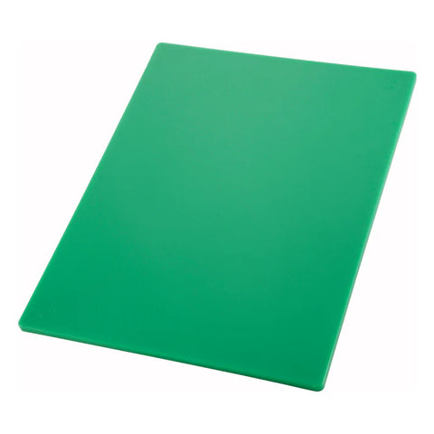 WINCO HACCP Color-Coded Cutting Board - 15 x 20, Green CBGR-1520