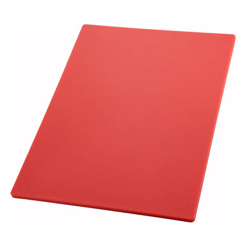 WINCO HACCP Color-Coded Cutting Board - 15 x 20, Red CBRD-1520