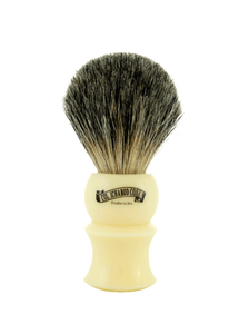 COL CONK Mixed Badger Shaving Brush Faux Ivory 902