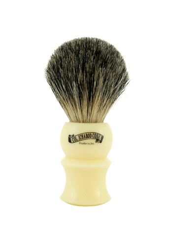 COL CONK Mixed Badger Shaving Brush Faux Ivory 902