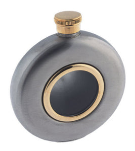 COL CONK Round w/ Window 5oz. Flask 905