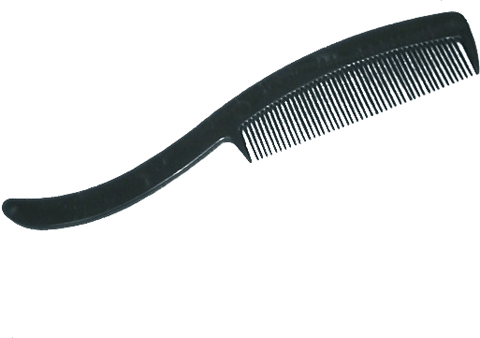 COL CONK Mini Moustache Comb BLK 171