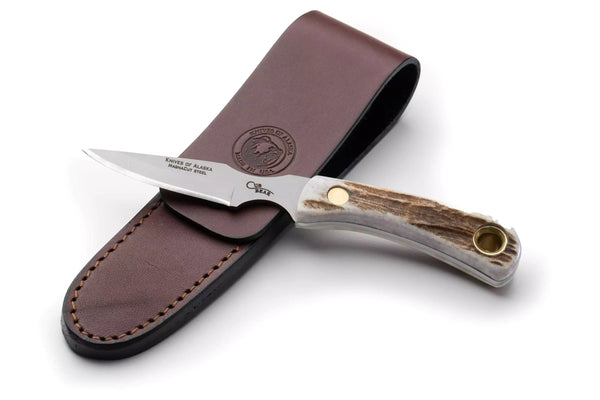 KNIVES OF ALASKA Cub Bear Magnacut Stag 024FG