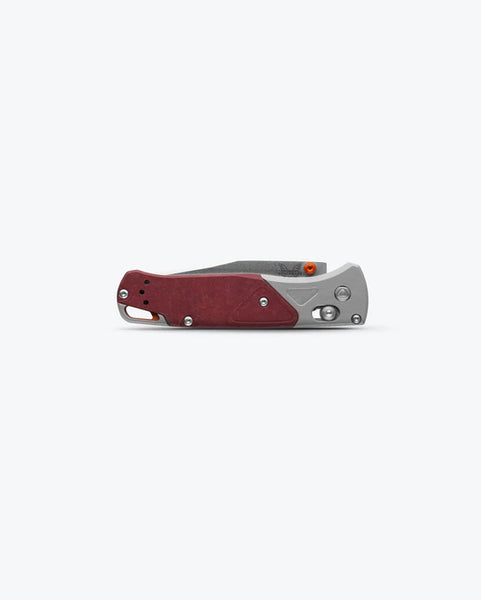 BENCHMADE Bugout Grey/Redstone Aluminum & Richlite 535-09
