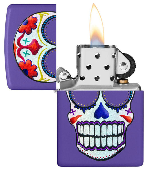ZIPPO Lighter Sugar Skull Design 49859