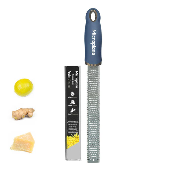 MICROPLANE Lemon Zester - Premium Classic Series - Denim Blue 46223
