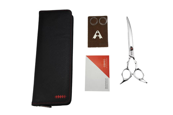 ABOVE PROFESSIONAL SHEARS Elite Pet Grooming Flipper Curved Shears 7.5in E16-750C