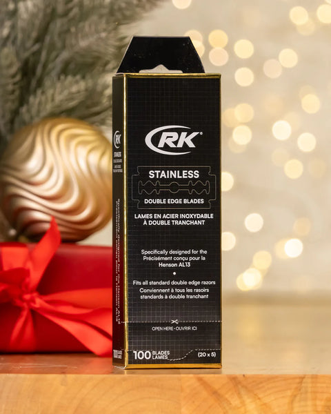 HENSON Gift Set - Safety Razor - Aluminum - Medium Silver AL13SET