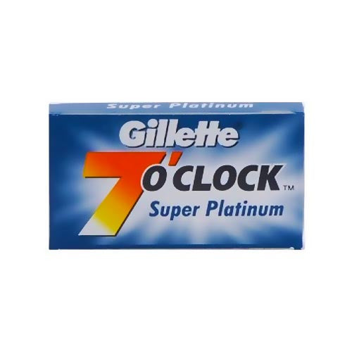 GILLETTE 7 O'Clock Super Platinum 5ct 7SPX5BLUE