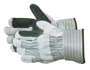 ULINE Double Palm Leather Gloves Large ULIN-11431L