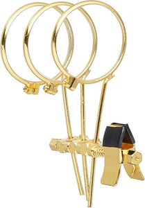 SE Loupe - Tripple Lens Gold Plated Clip-On 10X (3.3X3) MI127-33G