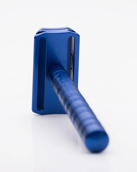 HENSON Aluminum Safety Razor AL13 Medium Blue