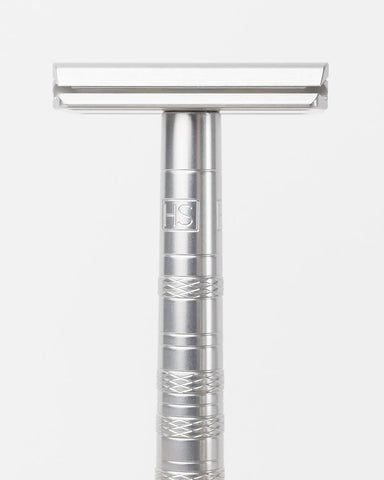 HENSON Aluminum Safety Razor AL13 Medium Silver