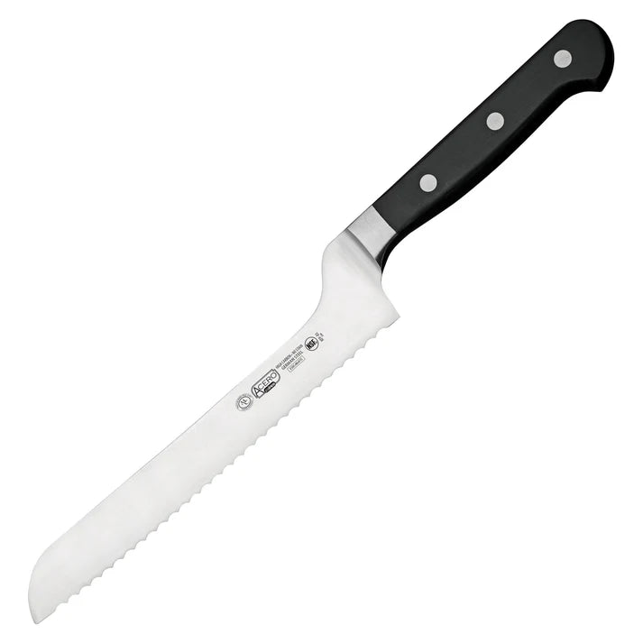 WINCO Acero 8" Bread Knife, Offset KFP-83