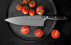 LIQUIDIAMOND Edge Series Chef Knife - Black 8in LDE800B