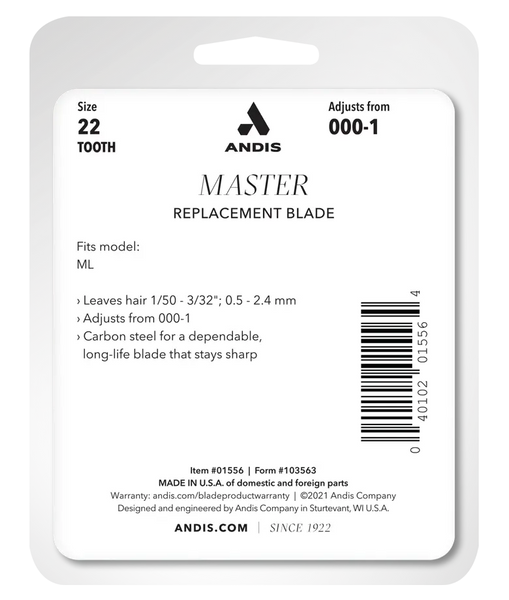 ANDIS Blade - Master #22 Size 000-1 #01556