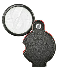 SE Folding Pocket Magnifier - Glass Lens 5X 1.5in MF2054B