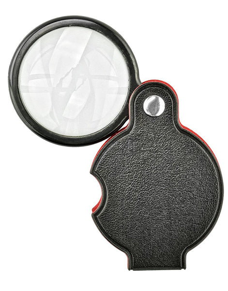 SE Folding Pocket Magnifier - Glass Lens 5X 1.5in MF2054B