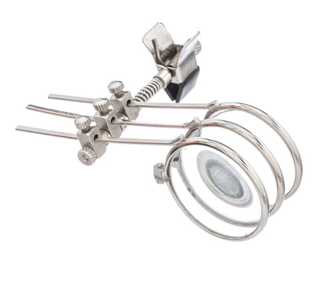 SE Loupe - Tripple Lens Nickle Plated Clip-On (3.3X, 5X, 7.5X) MI129-357
