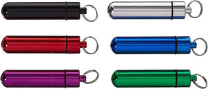 SE Waterproof Aluminum ID Holder with Key Ring PH22-48