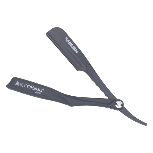 MISAKI Samuri Pinch Type Shavette Razor Black MR-03BLK