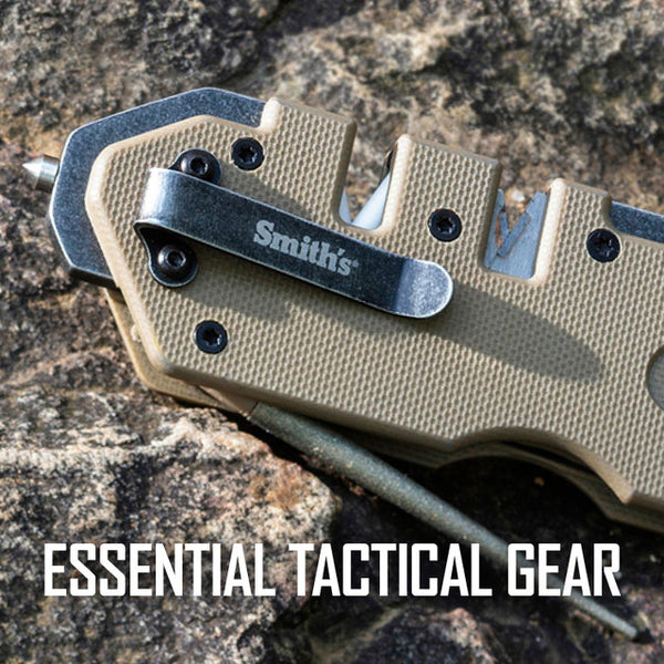 SMITH'S PP1-Tactical 2-stage Sharpener Tan 50980