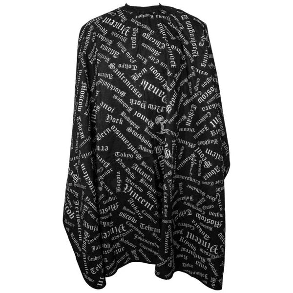 VINCENT Classic Cutting Cape - Black/World 2414