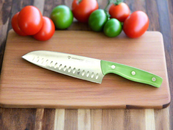LIQUIDIAMOND Edge Series 7" Santoku Knife Green LDE700G