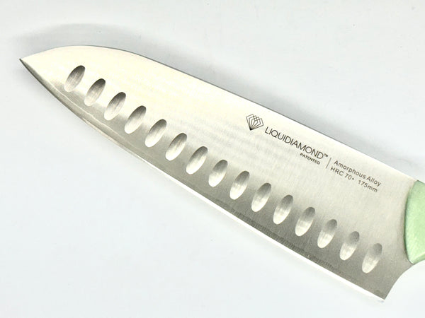 LIQUIDIAMOND Edge Series 7" Santoku Knife Green LDE700G