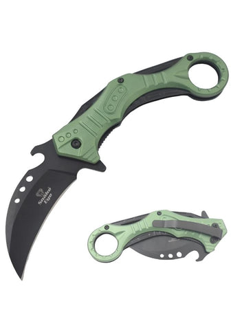 SNAKE EYE Spring Assisted Knife SE-1965GN