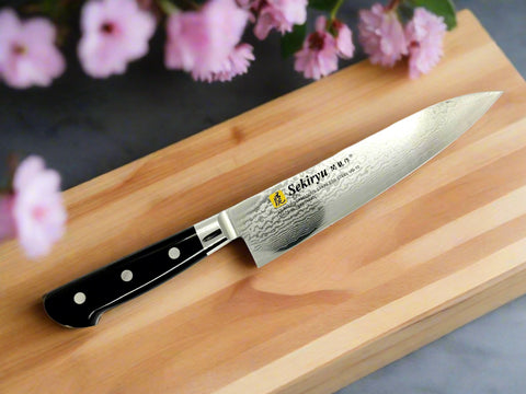 SEKIRYU 33 Layers Damascus SS VG-10 Gyuto 180mm SKYU-180MMC