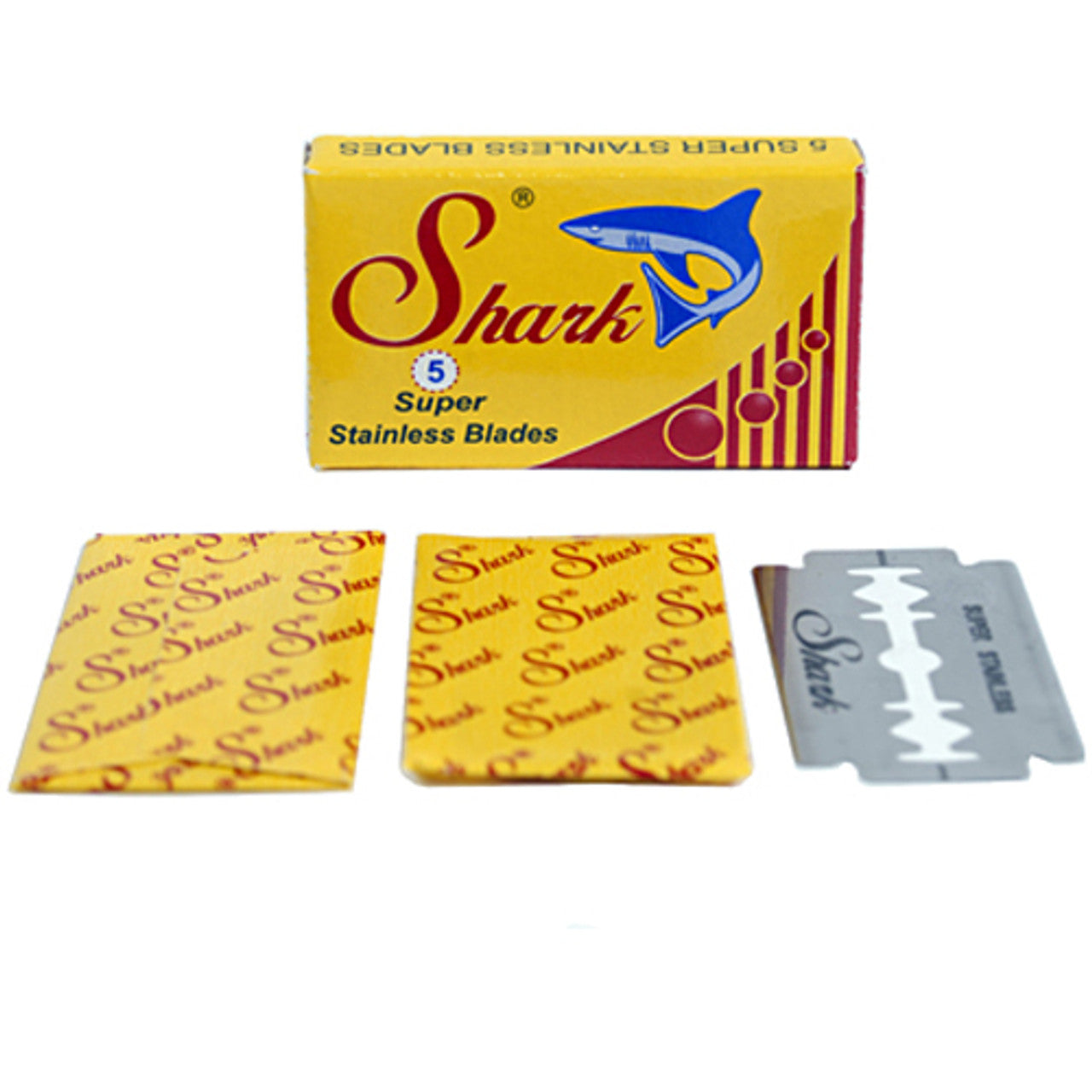 SHARK Super Stainless Double Edge Razor Blades 5ct 20X500SS