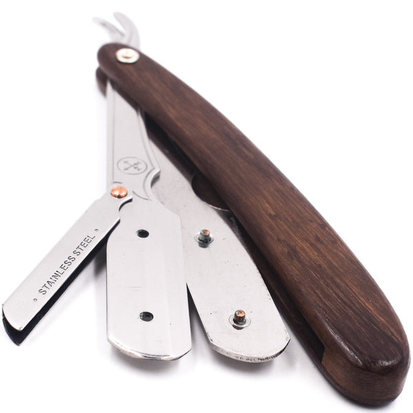 PARKER Straight Barber Razor Sheesham Wood SRWD
