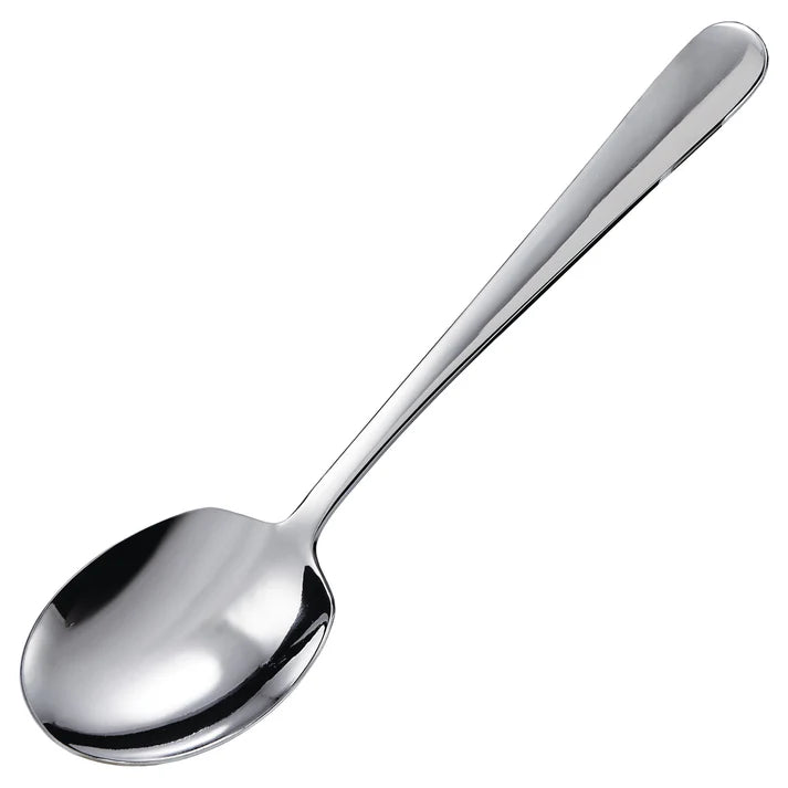 WINCO Round Edge Spoon 8" SRS-R8