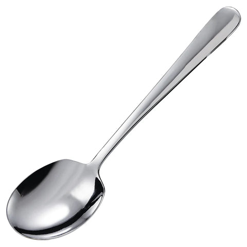 WINCO Round Edge Spoon 8" SRS-R8