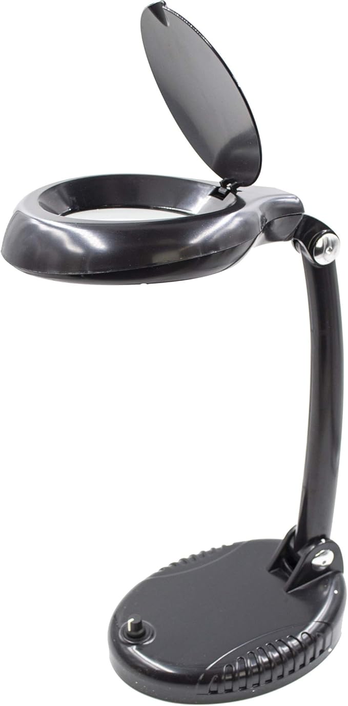 SE Magnifier - Illuminated and Rechargeable Reading Lamp with 5X MC359BRC