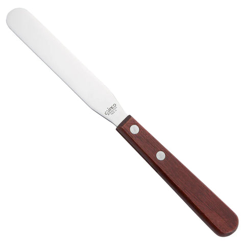 WINCO Bakery Spatula, Wooden Handle - 4" x 11/16" TNS-4