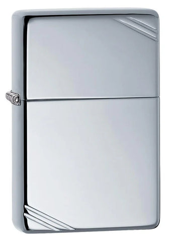 ZIPPO High Polish Chrome Vintage with Slashes 260