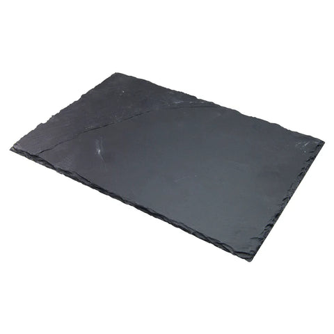 WINCO Tavo Slate Rectangular Platter - 11-1/2" x 7-7/8" WDL001