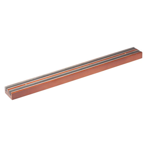 WINCO Magnetic Knife Bar, Wooden Base 18" WMB-18