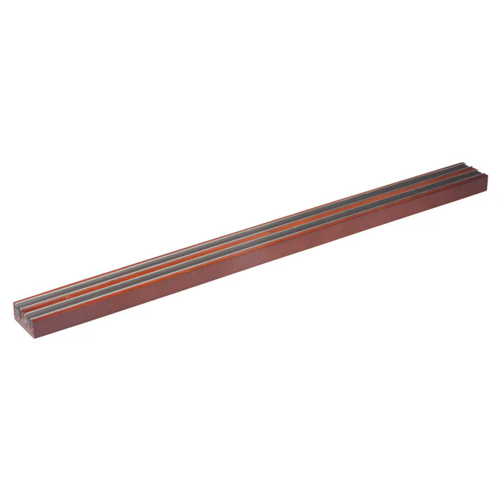 WINCO Magnetic Knife Bar, Wooden Base 24" WMB-24