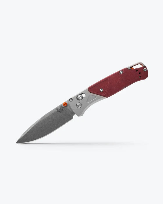BENCHMADE Bugout Grey/Redstone Aluminum & Richlite 535-09