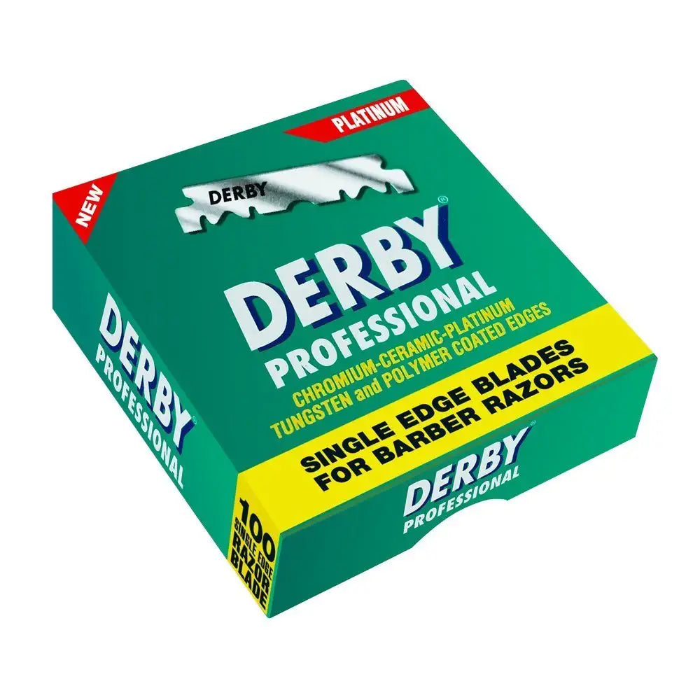 DERBY Single Edge Razor Blades - Platinum Coated 100ct 200026