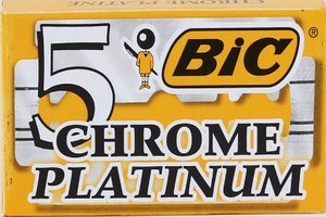 BIC Chrome Platinum Double Edge Blades 5ct 1641