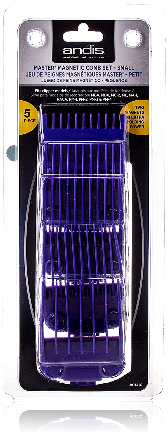 ANDIS Master Magnetic Comb Set of 5 #0-#4 01410